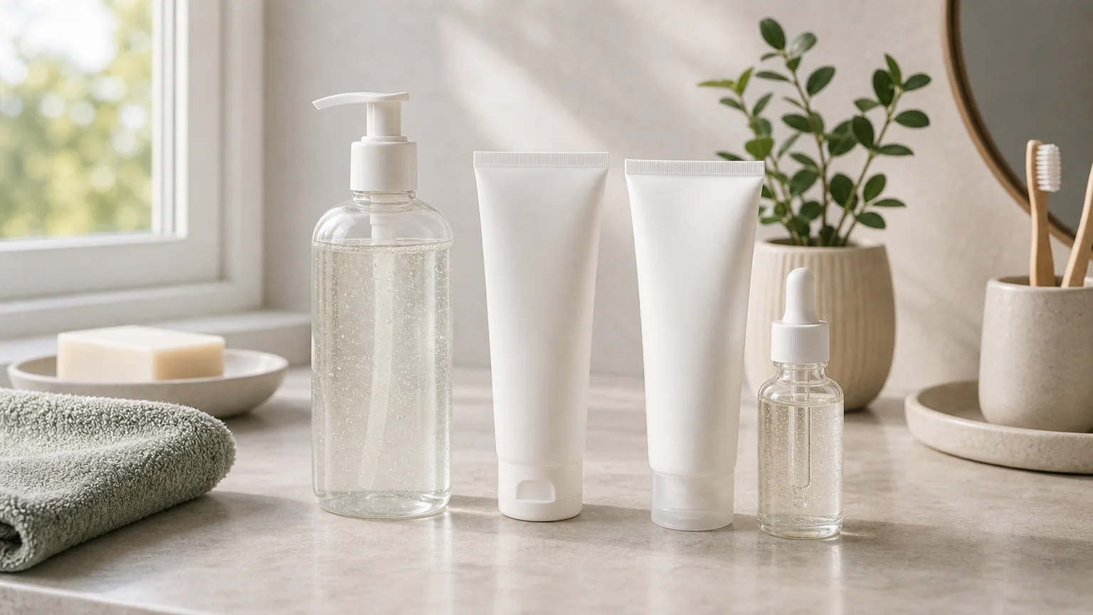 Três produtos simples sem marca para rotina económica de skincare