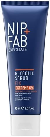 Nip+Fab Nip + Fab Glycolic Acid Fix Face Scrub Extreme | Exfoliante Facial com Ácido Salicílico Aloe Vera | Limpieza