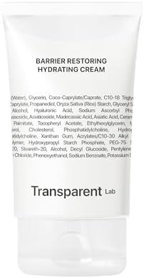 Transparent Lab Barrier Restoring Hydrating Cream Creme Facial Ultra Hidratante 50 ml – com Ceramidas, Ácido