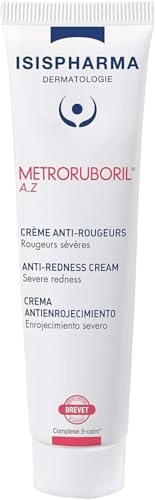 Isispharma - Creme METRORUBORIL A.Z antienrojecimiento 30 ml - Diseñado com um 15% de ácido azaleco - Reduce
