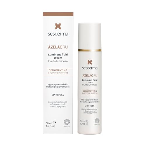 Sesderma Azelac Ru Fluido Luminoso – Previene e trata manchas – com Proteção solar SPF 50 – 50 ml