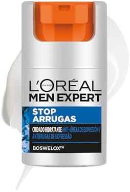 L'Oreal Paris Men Expert Cuidado hidratante anti-rugas de expresión Stop rugas, 50 ml