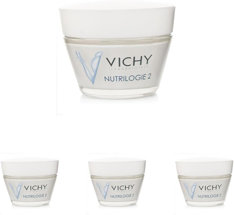 Vichy Nutrilogie 2 Creme Hidratante Facial para Peles Secas - 50 ml (pack de 4)