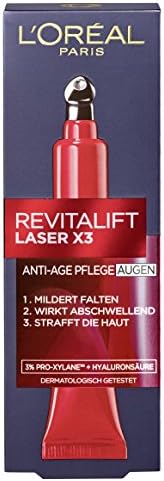 L'Oréal Paris RevitaLift Laser X3 Eye Care e Limpieza, 15 ml