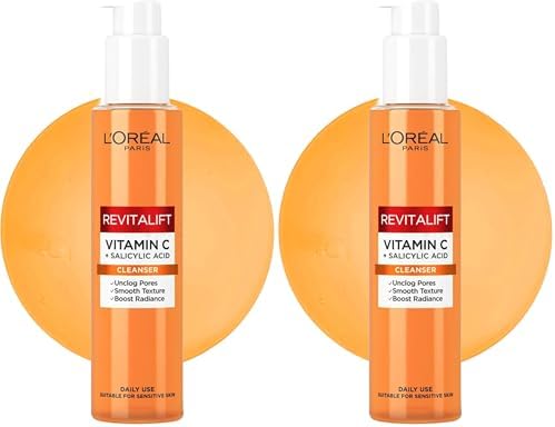 L'Oréal Paris Revitalift Clinical Limpeza facial en Espuma com Vitamina C + Ácido Salicílico. Reduce Poros e