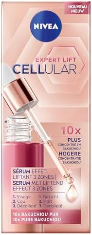 NIVEA Cellular Expert Lift - Sérum facial com 3 zonas de efeito Lift (1 x 30 ml), concentrado anti-rugas de