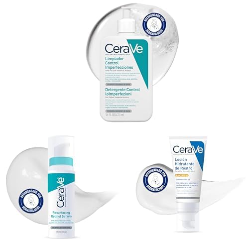 CeraVe Rutina post-acné — Limpia, suaviza e hidrata a pele com el Limpeza Control Imperfecciones