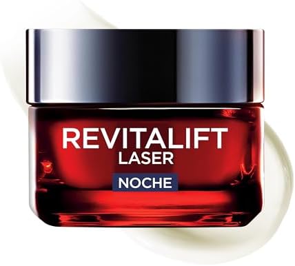 L'Oréal Paris Revitalift Láser Creme de noite anti-idade Triple Acción, anti-rugas e Multicorrección, 50 ml