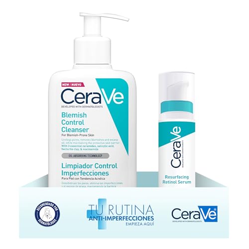 Cerave Blemish Control 236 ml + Sérum Facial Anti-Imperfecciones com Retinol 30 ml