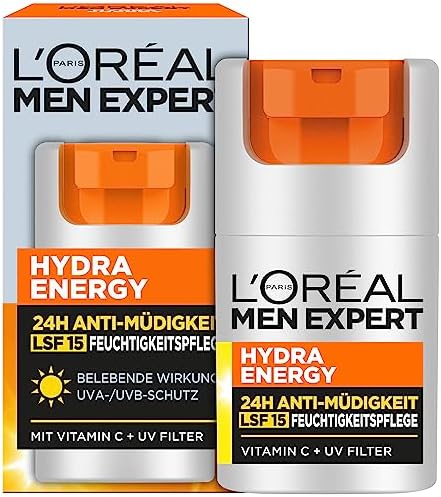 L'Oréal Paris L'Oréal Men Expert Hydra Energy - Cuidado facial com factor de Proteção solar 15 (50 ml)