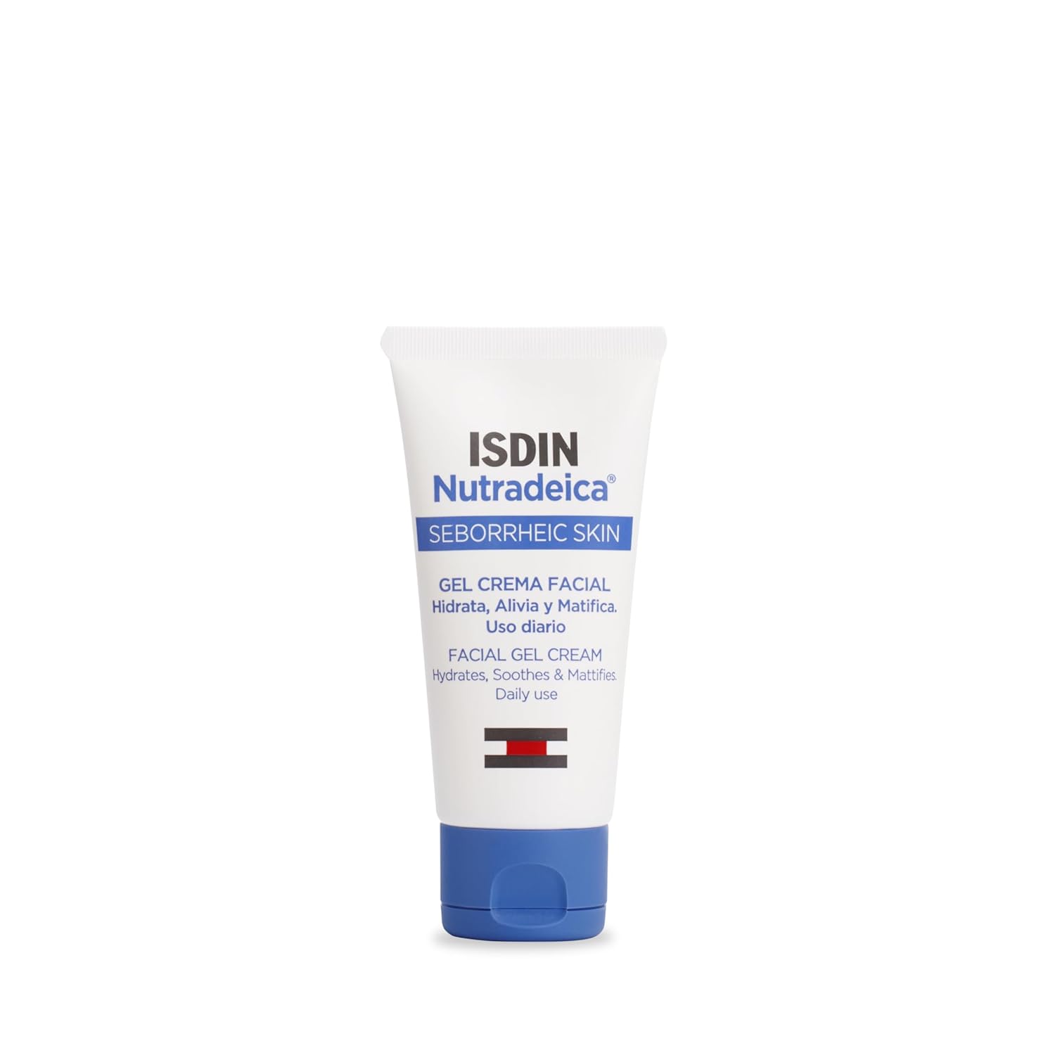 ISDIN Gel-Creme facial indicado para o tratamento do exceso de sebo, Descamación