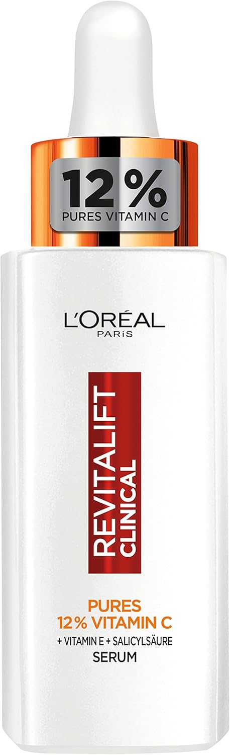 L'Oréal Paris Sérum de vitamina C 12% puro, para um tom de pele radiante e poros reducidos