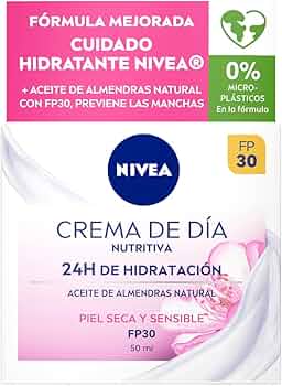 NIVEA Creme de dia Nutritiva - Creme Facial Hidratante - Hidratanta e Previene las Manchas - Proteção solar P