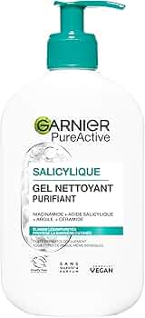 Garnier Pure Active – Gel Limpeza de espuma – Limpia, hidrata e elimina impurezas – Ácido hialurónico