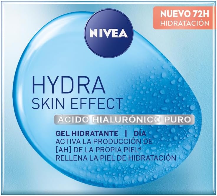 NIVEA Hydra Skin Effect Gel, Creme de dia com ácido hialurónico puro (50 ml)