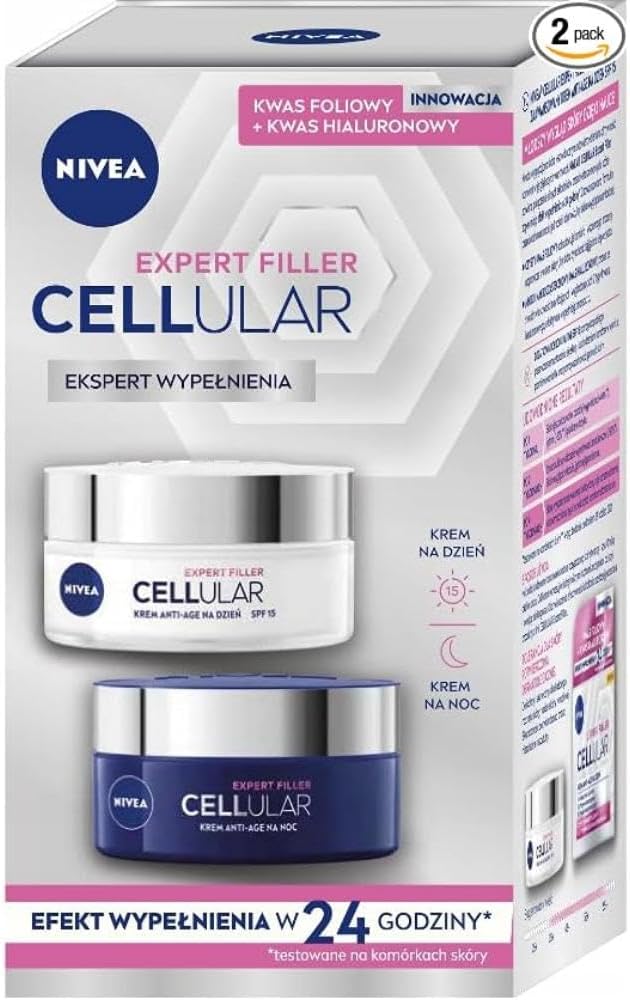 NIVEA pack de 2 - Creme de dia e noite Cellular Filler 2 x 50 ml