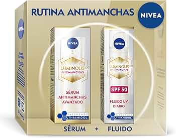 NIVEA Cellular LUMINOUS 630 Pack tratamento para manchas - Set de Regalo com Sérum Facial (30 ml) e Creme de